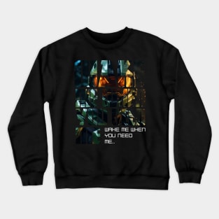 Halo game quotes - Master chief - Spartan 117 - Realistic #4 Crewneck Sweatshirt